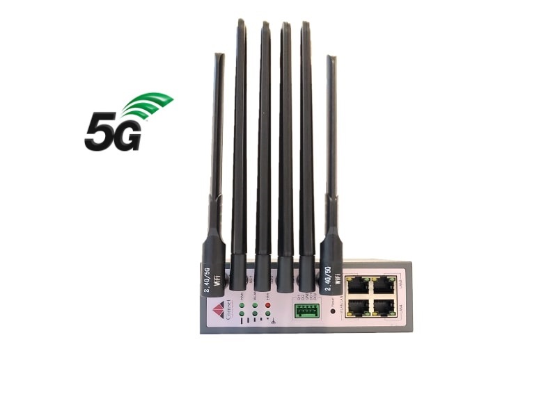 5G LTE Router with SIM Card Slot, Dual Band Wi-Fi 6 Router, Industrial
