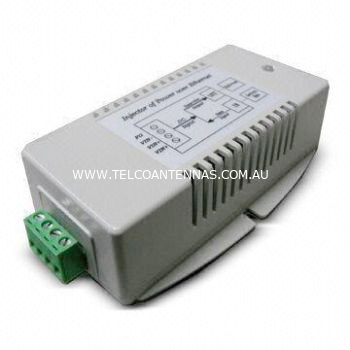 12VDC to 56VDC PoE - Power over Ethernet Injector