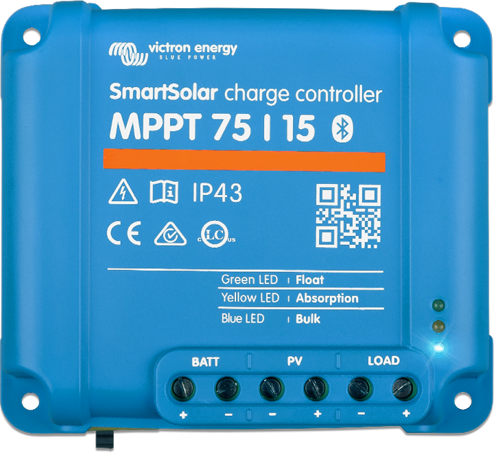 Inbuilt Bluetooth Victron SmartSolar 100 30 30A MPPT Solar charge controller