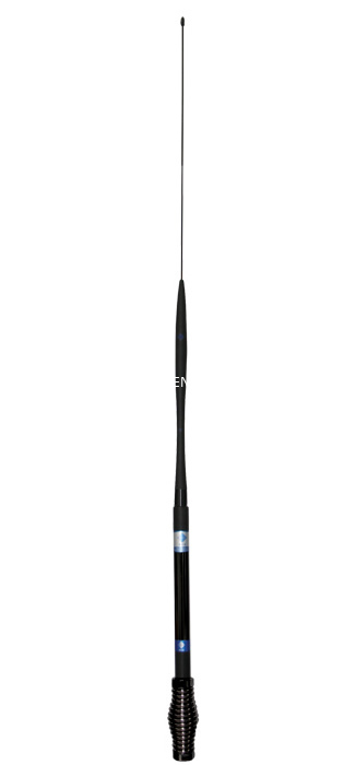 CD931 black chrome elevated feed uhf and cb radio antenna aerial