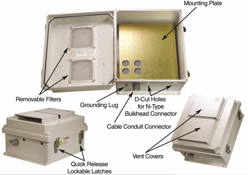 fibreglass reinforced polymer industrial enclosure