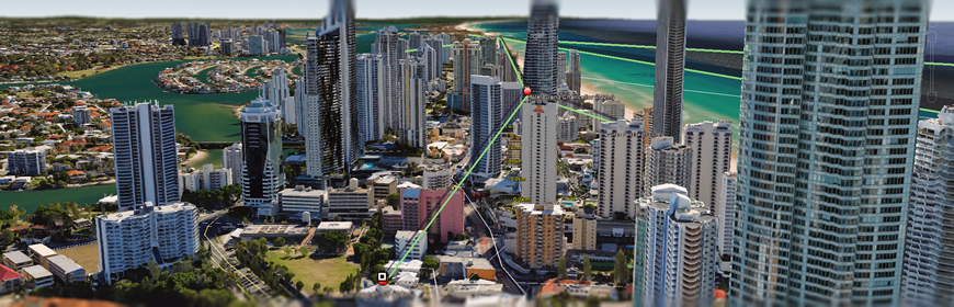 urban metro microwave link design gold coast brisbane