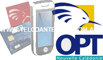 New Caledonia OPT mobile network logo