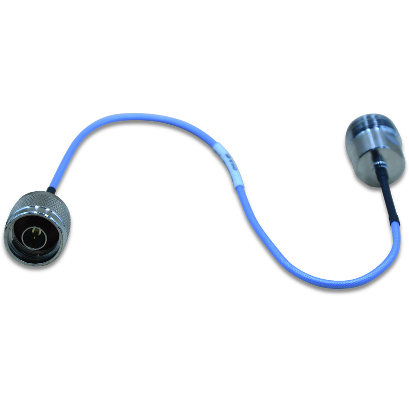 4.3-10 Female to N Male RG405 Semi-Flex Patch Lead - 30cm