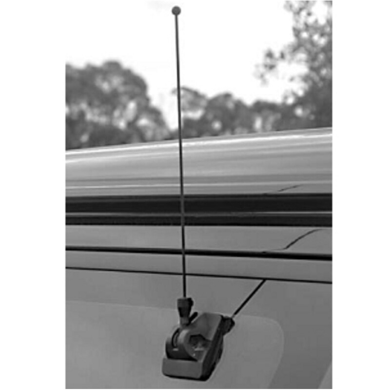 RFI UHF CB On-Glass Antenna (477 MHz); 5m FMF(F) & UHF(M) Adaptor