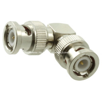 BNC Male to BNC Male Right Angle Adaptor