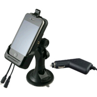 Smoothtalker iPhone 8+ 7+ Cradle with Suction Mount, Car Charger & Antenna Connection