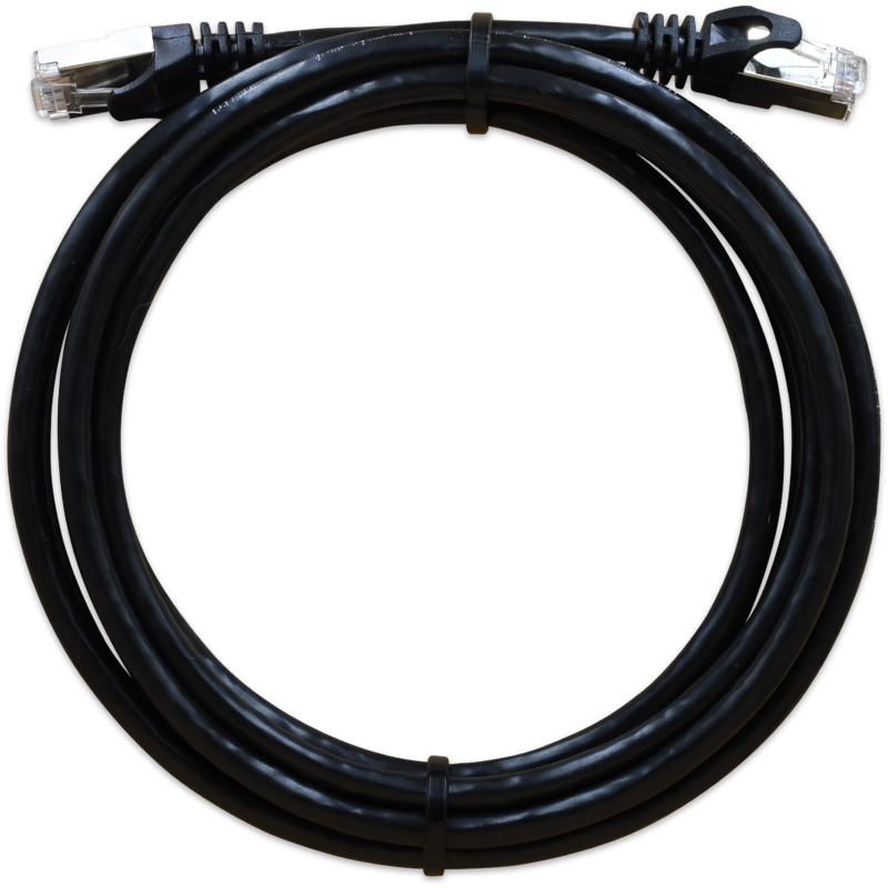 WildCat Cat6a Outdoor UV SF/TP 3m Ethernet Cable - ESD Shielded RJ45