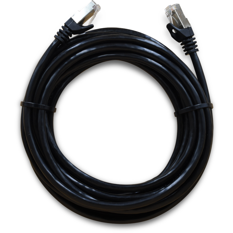 WildCat Cat6a Outdoor UV SF/TP 5m Ethernet Cable - ESD Shielded RJ45
