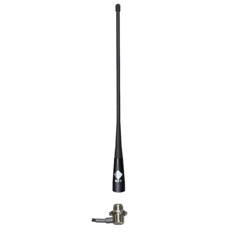 RFI VHF/UHF Dual Broad Band Mopole Antenna (148-174 / 400-470 MHz): MBC Base 5m No Connector