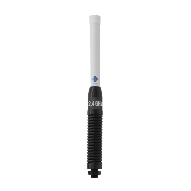 RFI CDM2402-WB 2.4GHz 2dBi WiFi Vehicle Antenna – White Radome/Black Spring
