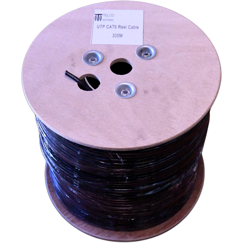 WildCat Cat6 UTP Ethernet Cable 305m Reel - UV Rated Outdoor Cable