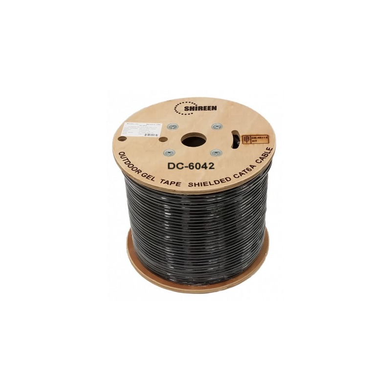 Shireen DC-6042 Outdoor Cat6A FTP Shielded Gel Tape 305m