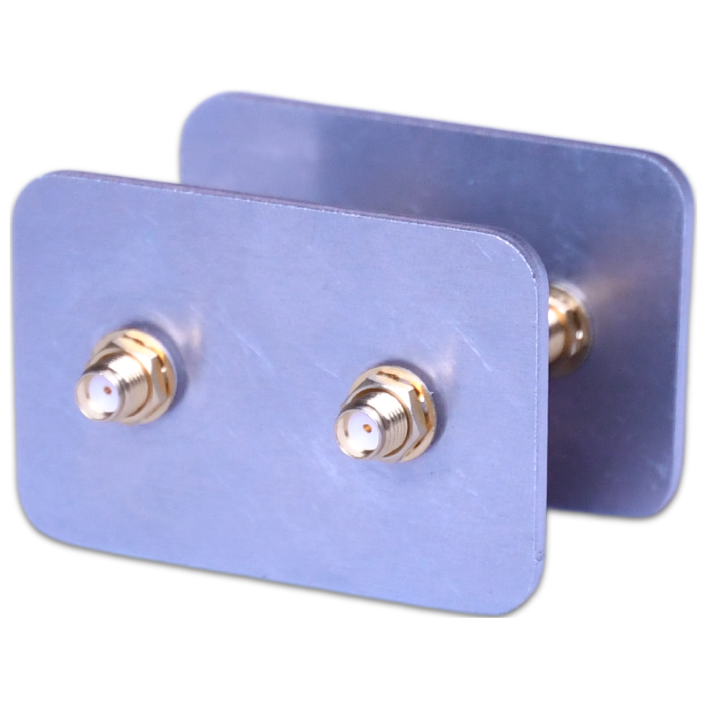 Externally Mounted Dual SMA Wall Plate 