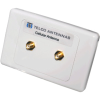 Dual SMA Wall Plate