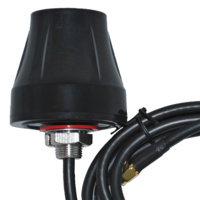 Taoglas Olympian G30 Low Profile Bulkhead Antenna - 700-2800MHz - 2.15m LMR200, SMA Male
