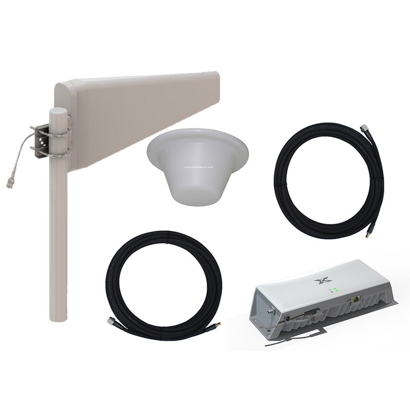 Cel-Fi GO G41 Repeater Kit for Urban Areas - Small Shrouded LPDA Antenna - Telstra or Optus or Vodafone / TPG Networks