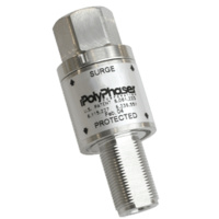 Polyphaser Inline N Male to Female Lightning Arrester - up to 7GHz
