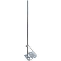 Light Galvanised Tile Roof Mount 25mm - 1.2m