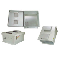 Weatherproof Enclosure with Vent & Mount Plate - 450x400x200mm