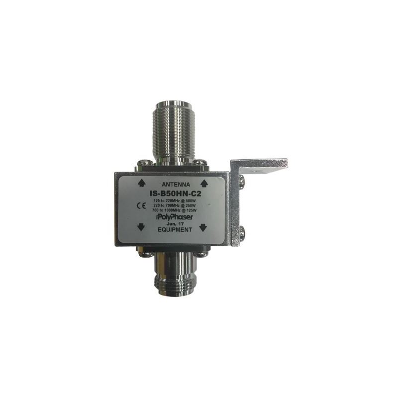 Polyphaser Surge Protector - DC Blocked 125MHz to 1GHz,  N Female to N Female