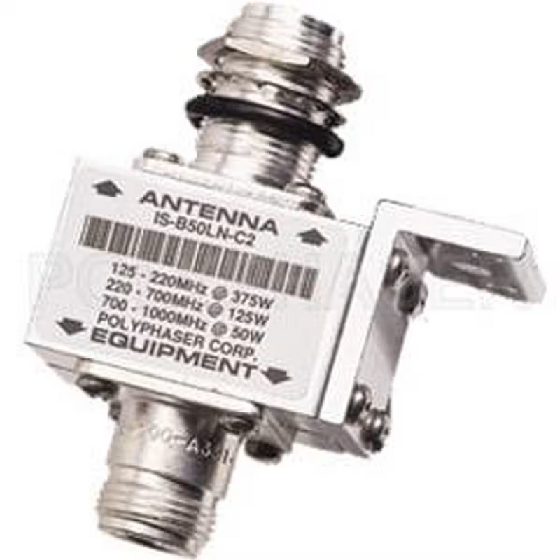 Polyphaser Surge Protector - DC Blocked 10MHz to 1GHz,  N Female  to Female