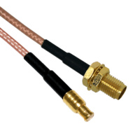 MCX to SMA Female Patch Lead - 15cm Cable