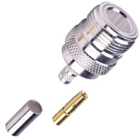 N Female Crimp Connector - RG174/RG316/LMR100