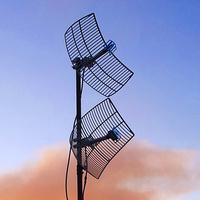 Telco 17dBi 4G MIMO Parabolic Antenna Grid Pack: 1710-2170MHz