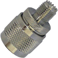 N Male to Mini UHF Female Adaptor