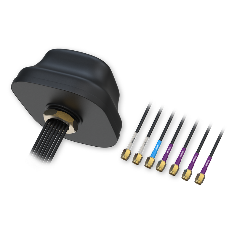 Teltonika 5G Combo MuMiMo Mobile/GNSS/WiFi Roof SMA Antenna - 7 in 1