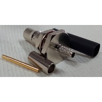 QMA Female Bulkhead Connector - RG174/RG316/LMR100