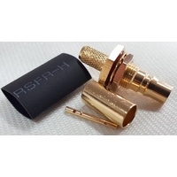 QMA Female Bulkhead Connector - RG58/LMR195/Belden 9907