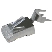 RJ45 Ethernet Crimp Connectors - ESD Shielded Cat6 SF/UTP