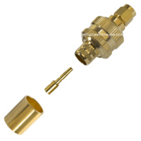 RP-SMA Male Crimp Connector - LMR400/RG8
