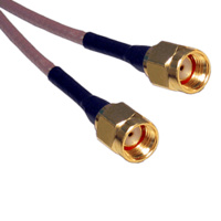 RP-SMA Male to RP-SMA Male Patch Lead - 15cm Cable