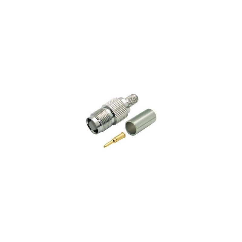 RP-TNC Female Crimp Connector - RG58/LMR195/Belden 9907