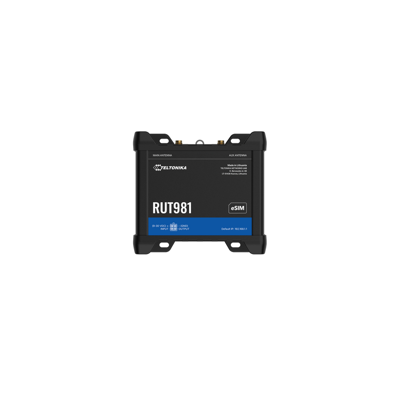 RUT981 - Teltonika Global Industrial Router 4G Cat4 LTE