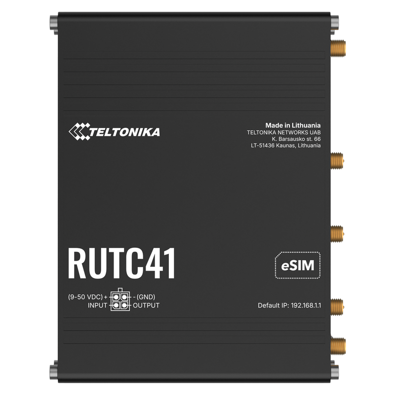 Teltonika RUTC41 LTE Cat4 4G Edge Router