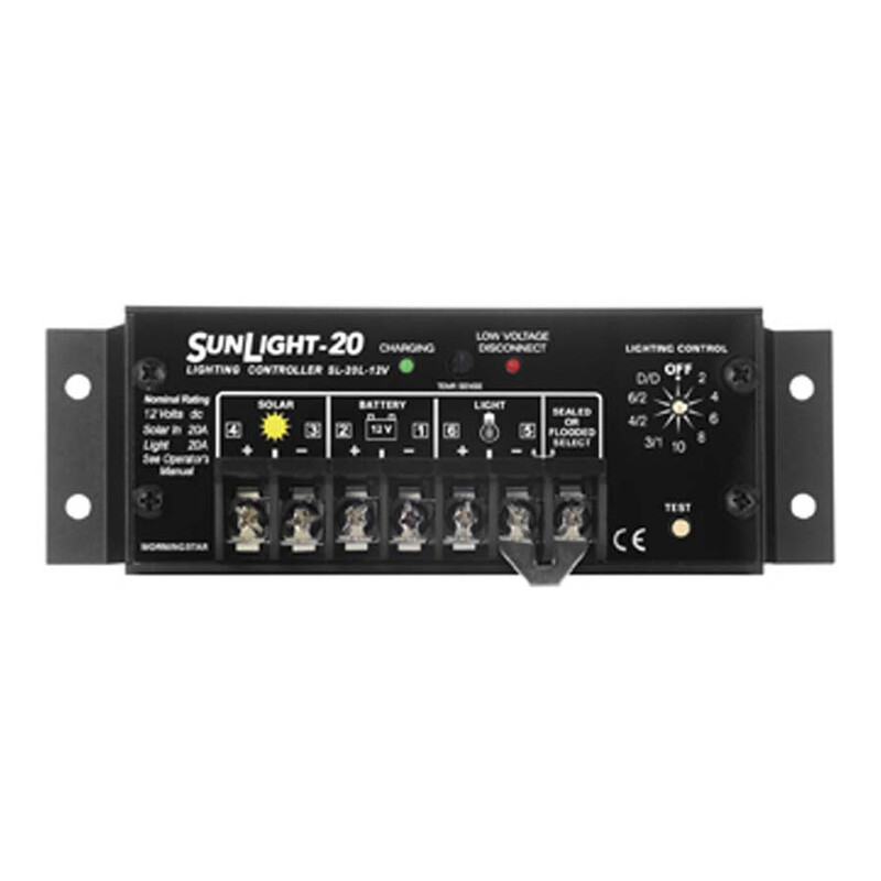Morningstar SunLight PWM Light Controller - 10A, 12V, LVD