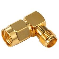 SMA Female to SMA Male Right Angle Adaptor