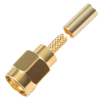 SMA Male Crimp Connector - RG174/RG316/LMR100