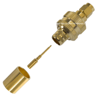 SMA Male Crimp Connector - LMR400/RG8