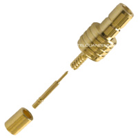 SMB Male Crimp Connector - RG174/RG178/RG188/RG316