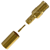 SMB Female Crimp Connector - RG58/LMR195/Belden 9907