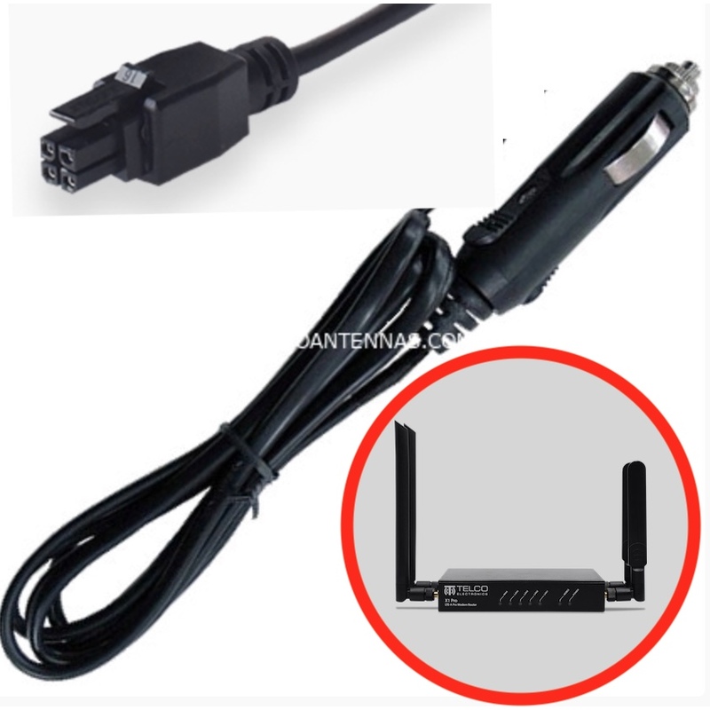 Telco Electronics 12v Car Cord / Cigarette Lighter Socket Adaptor