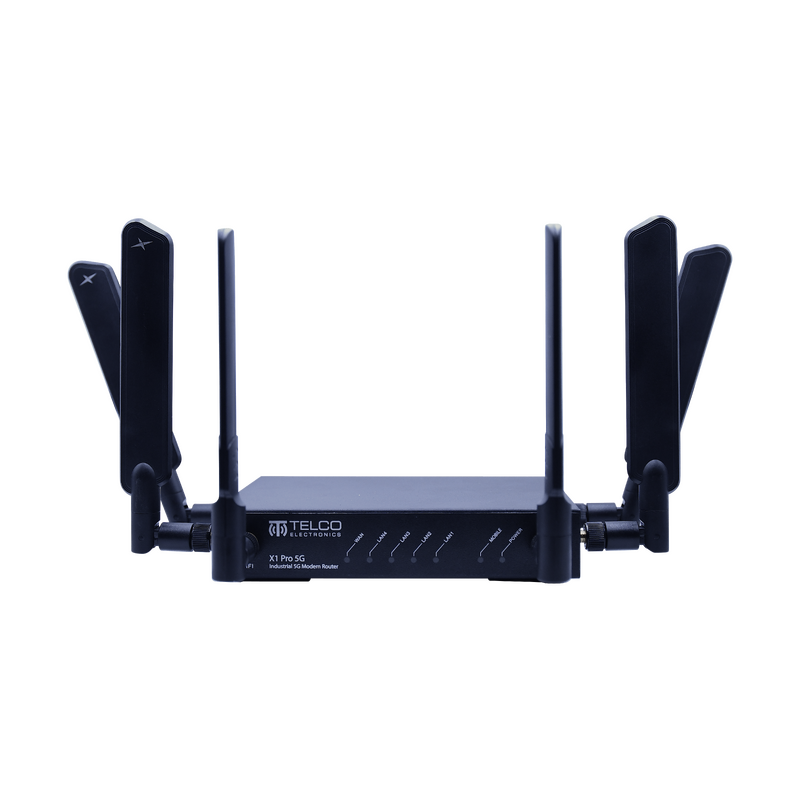 Telco X1 Pro 5G: Industrial Strength 5G Modem | Featuring 3G/4G/4GX/5G Support, Bridge Mode, Band Locking, VPN Capability, and 4G Fallback Function