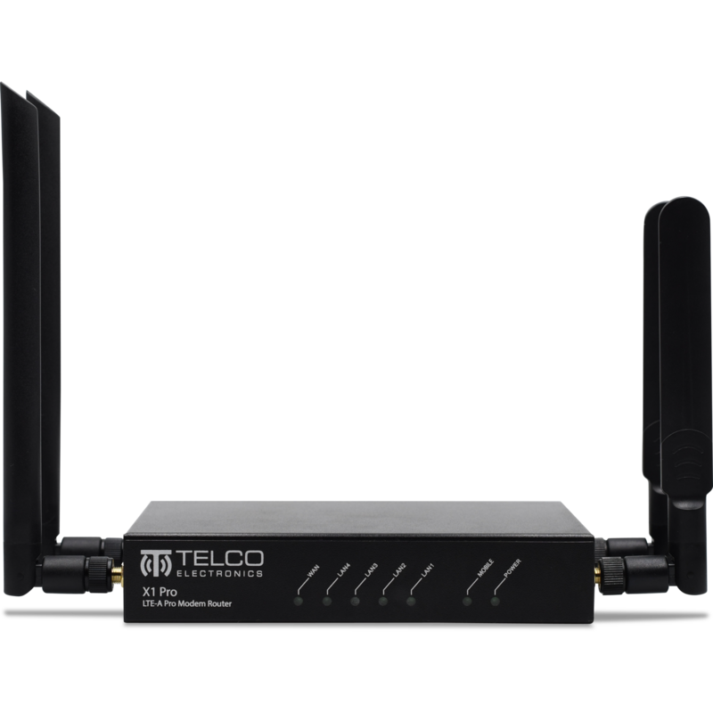 Telco X1 Pro LTE 4G CAT12 Industrial Cellular Router - 3G/4G/4GX/4G+ Bridge Mode