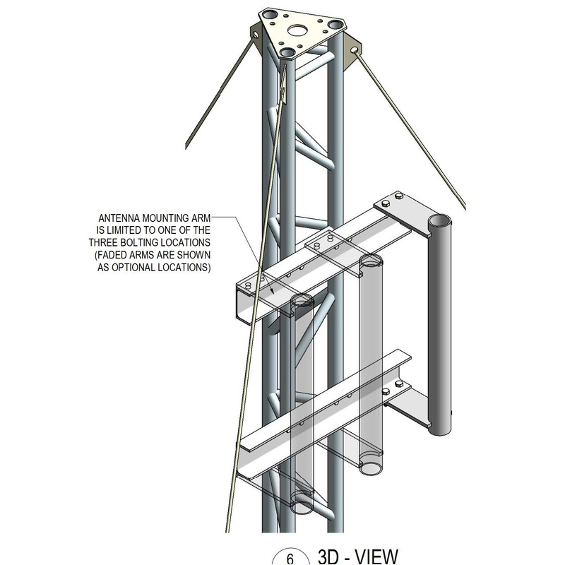 210mm Stand Off Antenna Mount