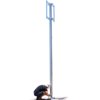 Freestanding Hinged Mast - 10m